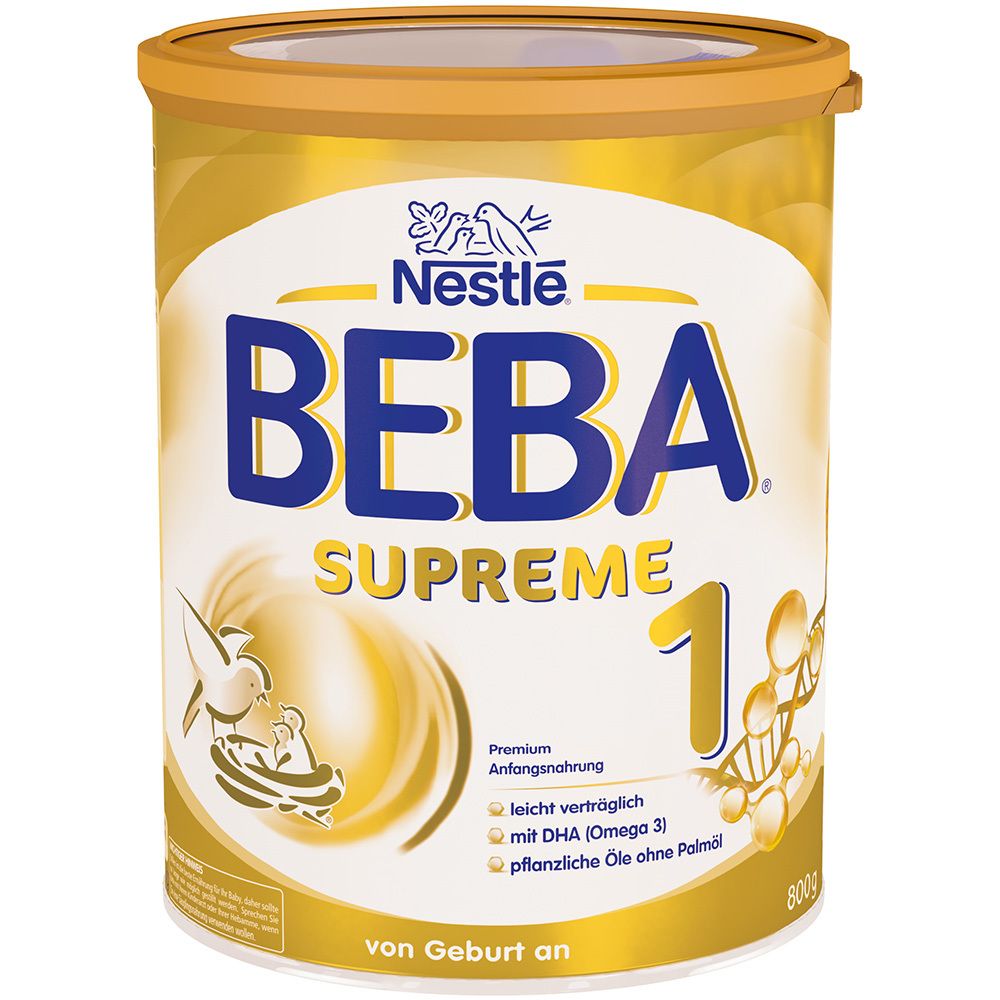 Beba® Supreme 1, Anfangsmilch von Geburt an 800 g Pulver