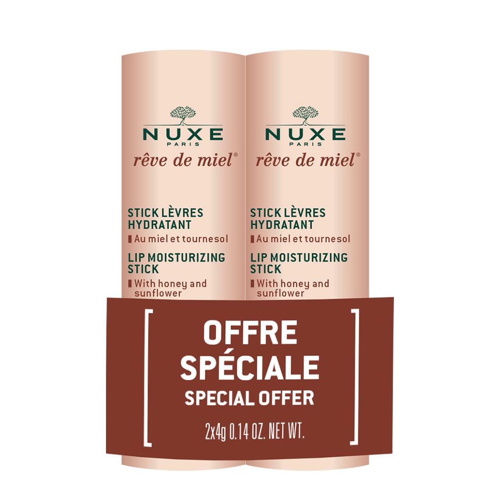 Nuxe Rêve de Miel® Feuchtigkeitsspendender Lippenpflegestift Doppelpack