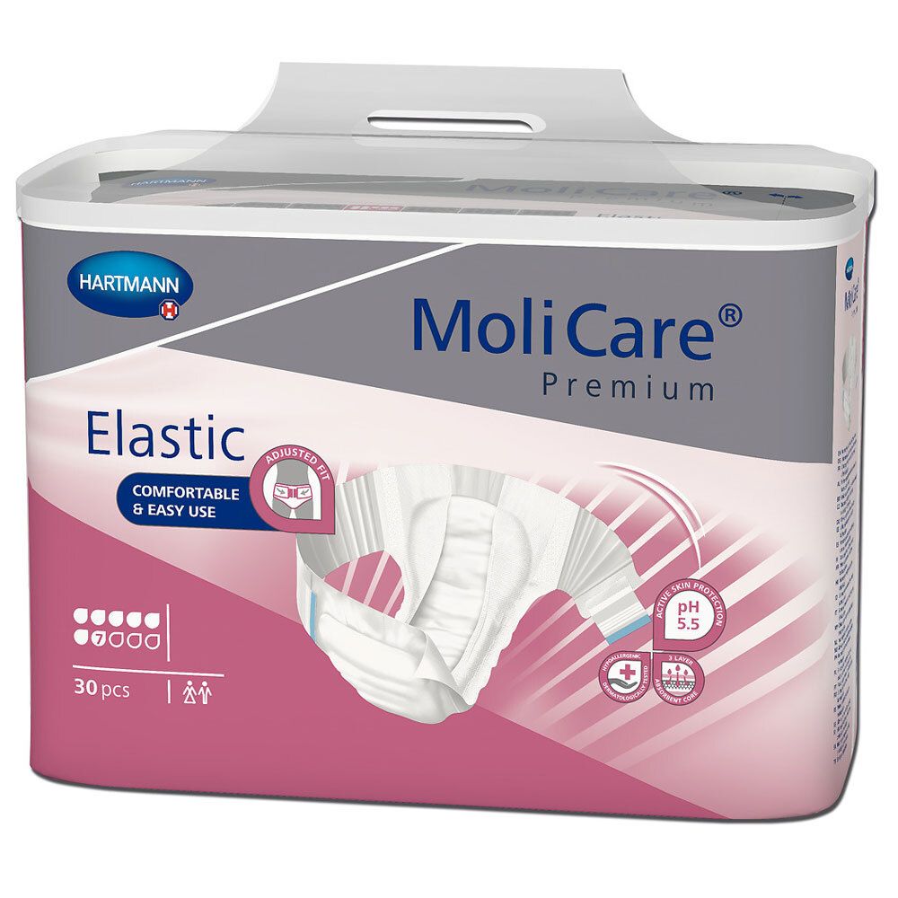 MoliCare® Premium Elastic 7 Tropfen Größe S 30 St Windeln