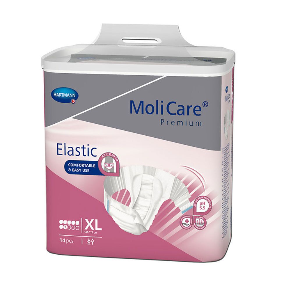 MoliCare® Premium Elastic Slip 7 Tropfen Gr. XL 14 St Einweghosen