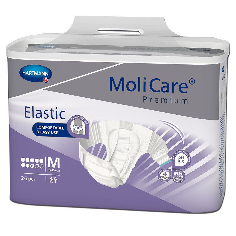 MoliCare® Premium Elastic 8 Tropfen Größe M 26 St Einweghosen
