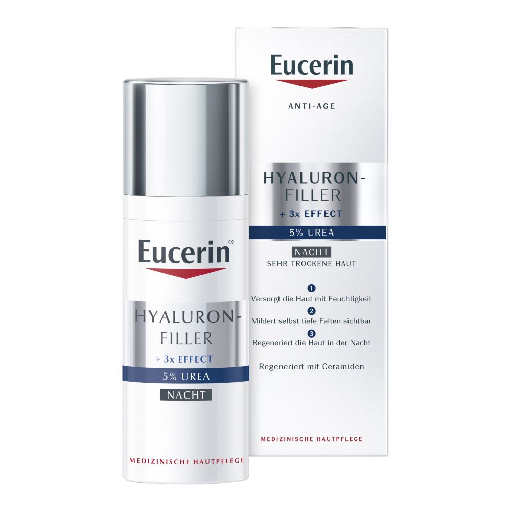 Eucerin Hyaluron-Filler Urea Nachtpflege 50 ml Nachtcreme