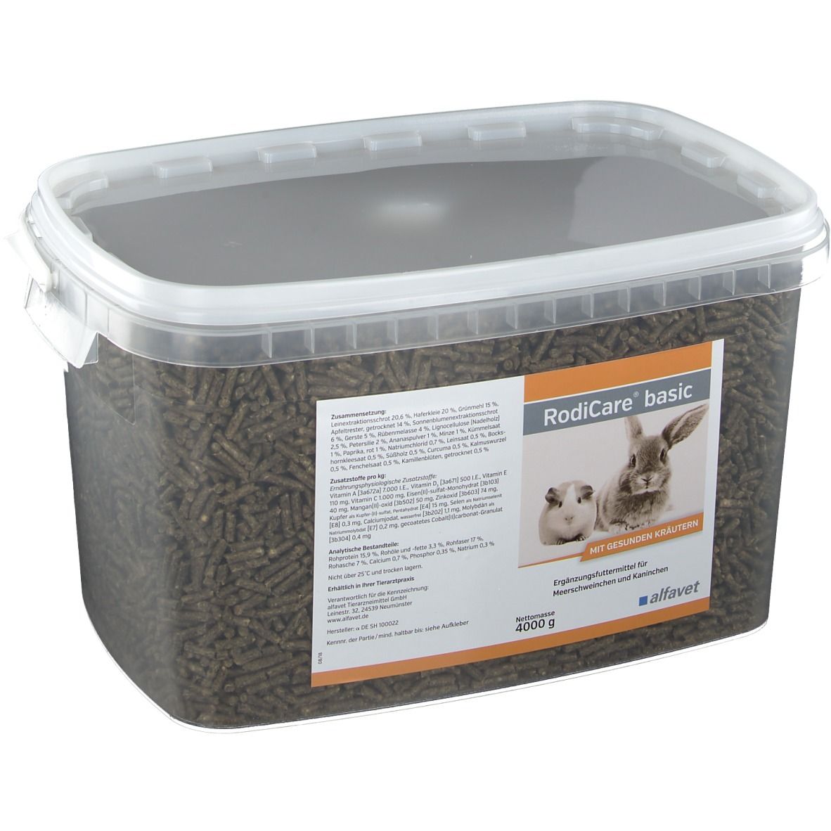 RodiCare® basic für Meerschweinchen und Kaninchen 4000 g Pellets