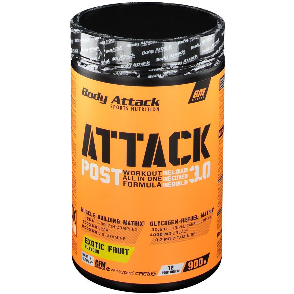 Post Attack 3.0 exotic fruit 900 g Pulver