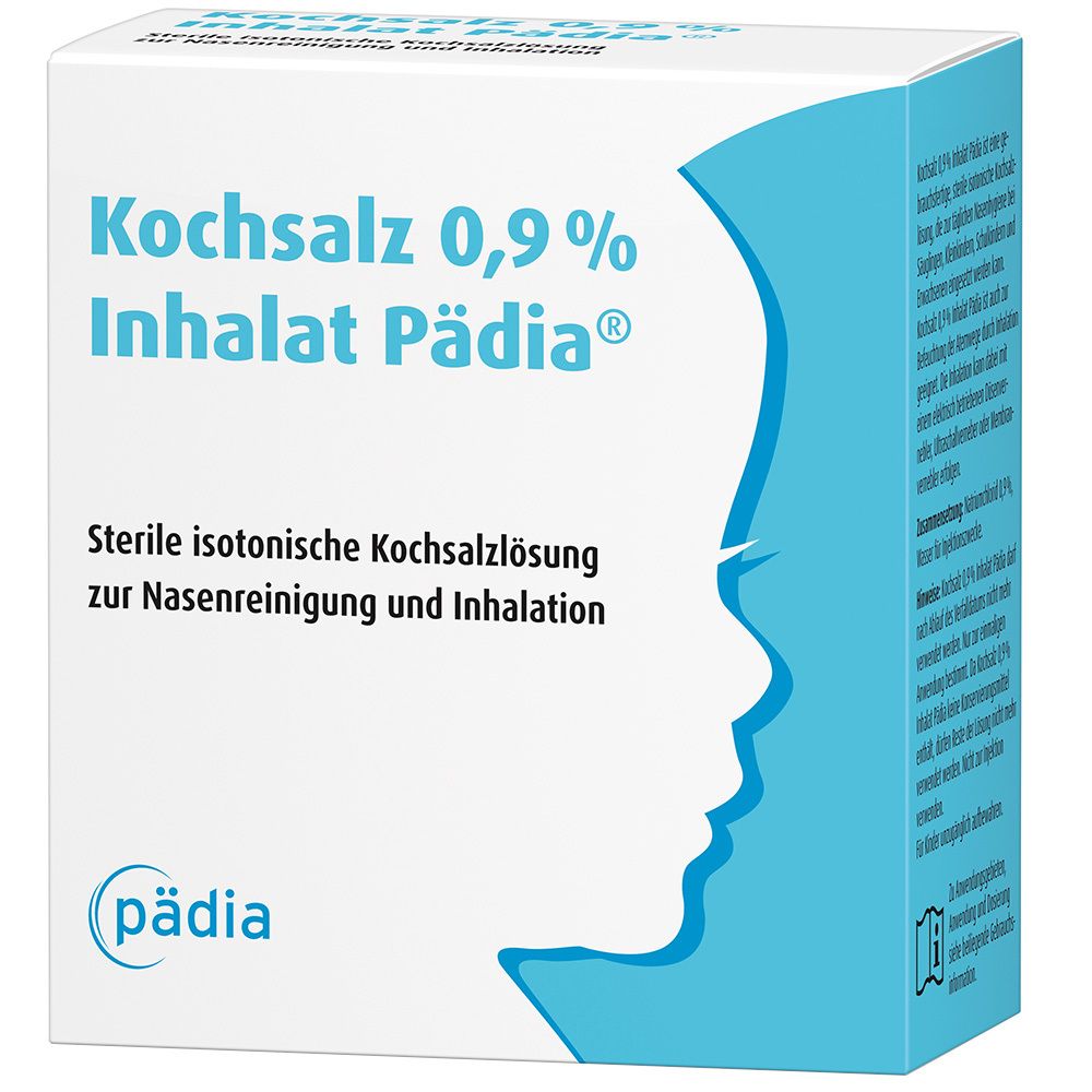 Kochsalz 0,9 % Inhalat Pädia 20X2,5 ml Ampullen