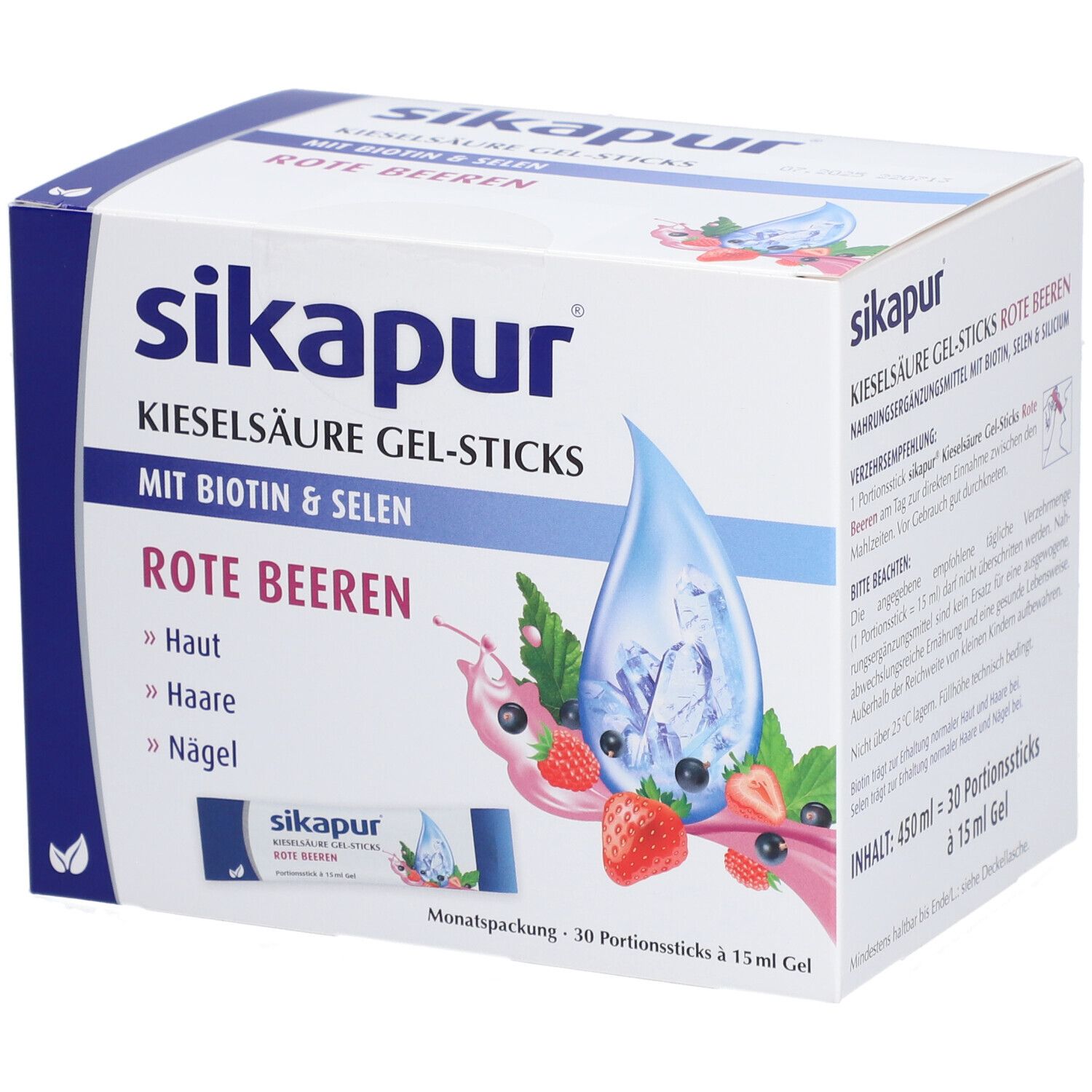 Kieselsäure Gel-Sticks rote Beeren 30 St Beutel