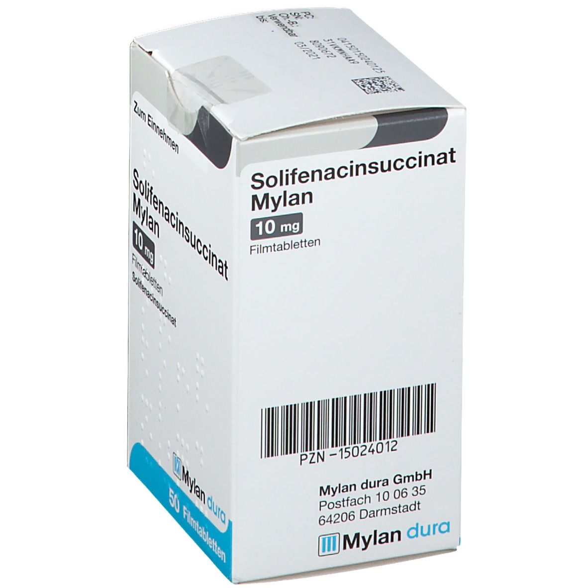 Solifenacinsuccinat Mylan 10 mg Filmtabletten 50 St