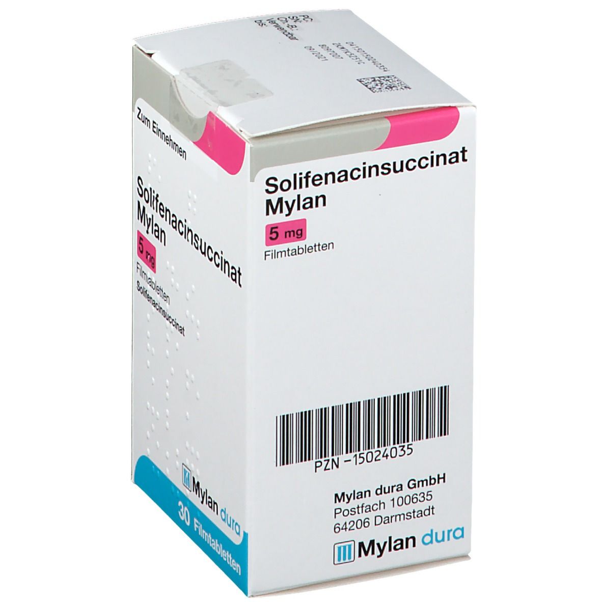 Solifenacinsuccinat Mylan 5 mg Filmtabletten 30 St