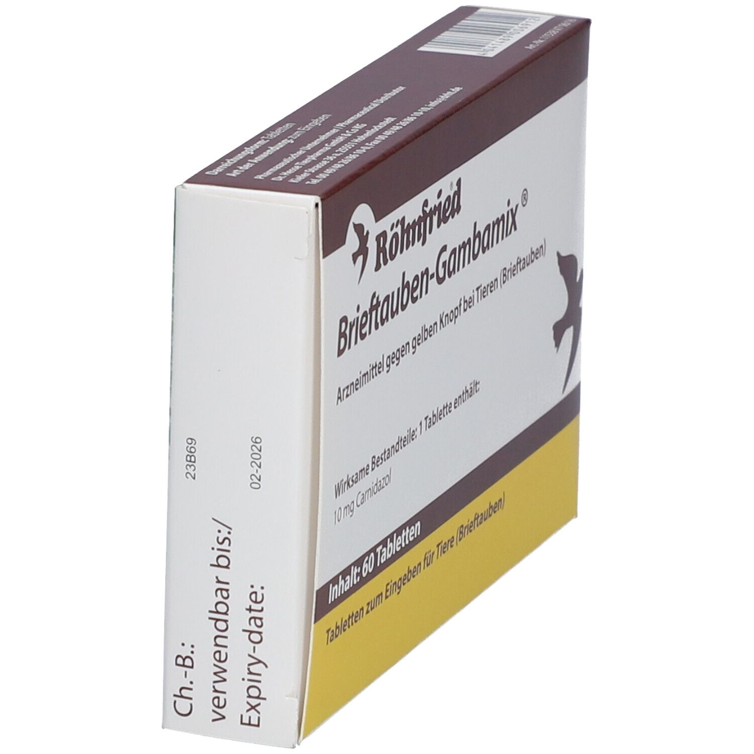 Brieftauben-Gambamix Tabletten