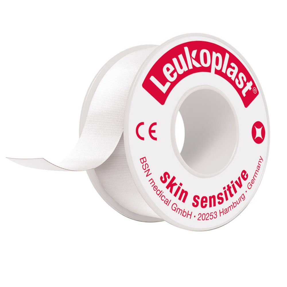 Leukoplast® skin sensitive 2,5 cm x 2,6 m ohne Schutzring