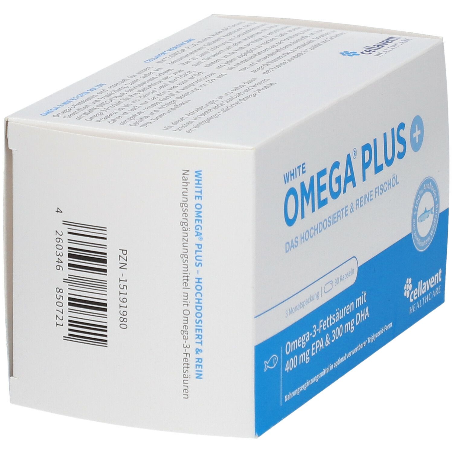 White Omega® PLUS – Reine Omega-3-Fischöl-Kapseln