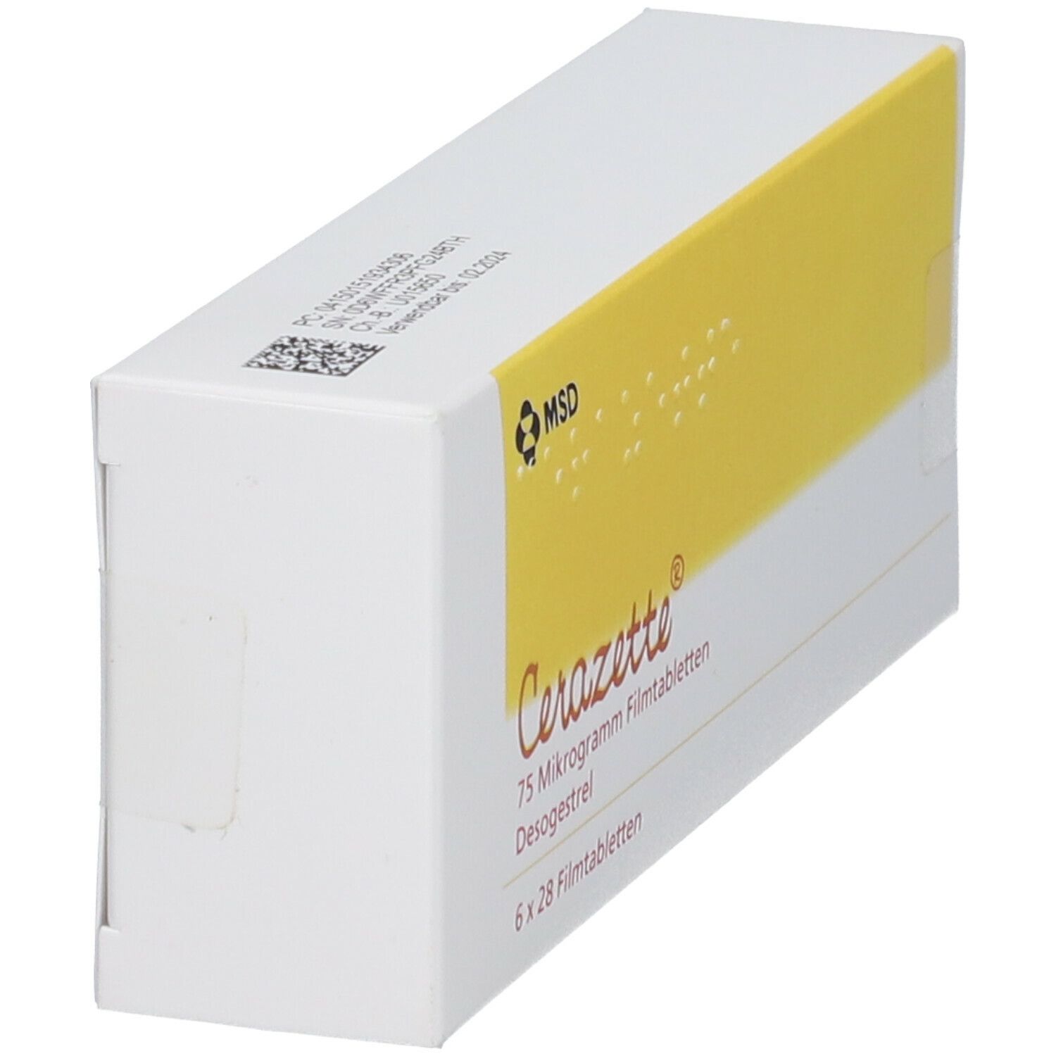 Cerazette 75 Mikrogramm Filmtabletten 6x28 St