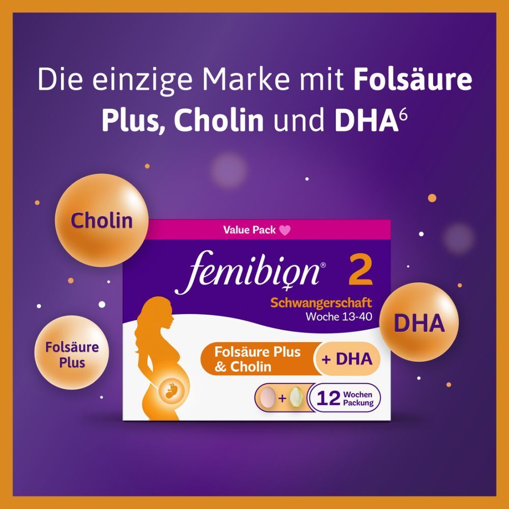 Femibion® 2 Schwangerschaft - Muttertagsaktion: Jetzt 10% sparen mit Code "Fem10"