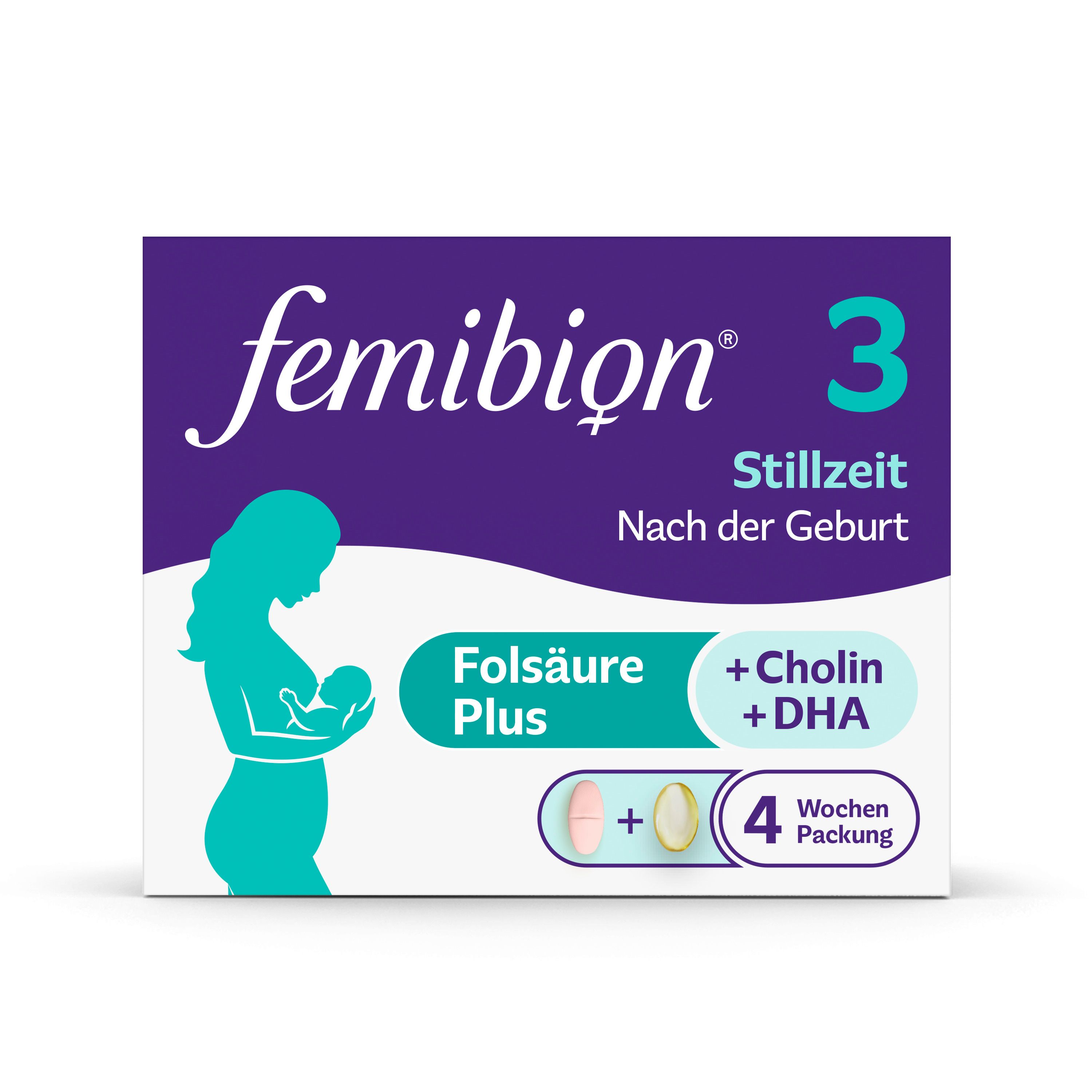 Femibion 2 tablete in kapsule z vitaminom D in jodom, 28 tablet in 28 ...