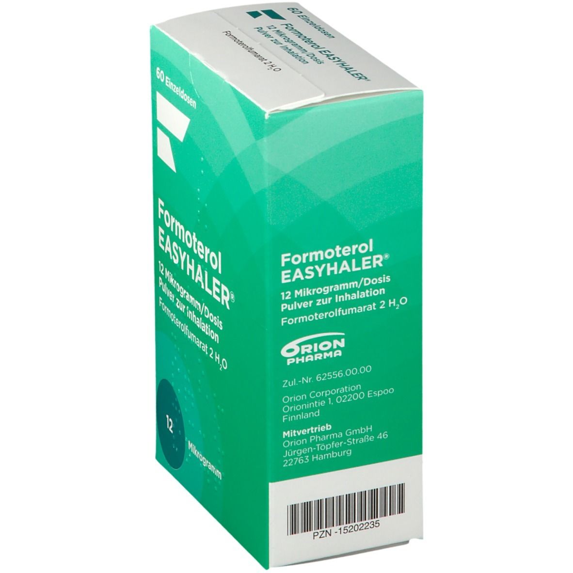 Formoterol Easyhaler 12 µg/Dosis P.z.Inh.60 ED 1 St Inhalationspulver