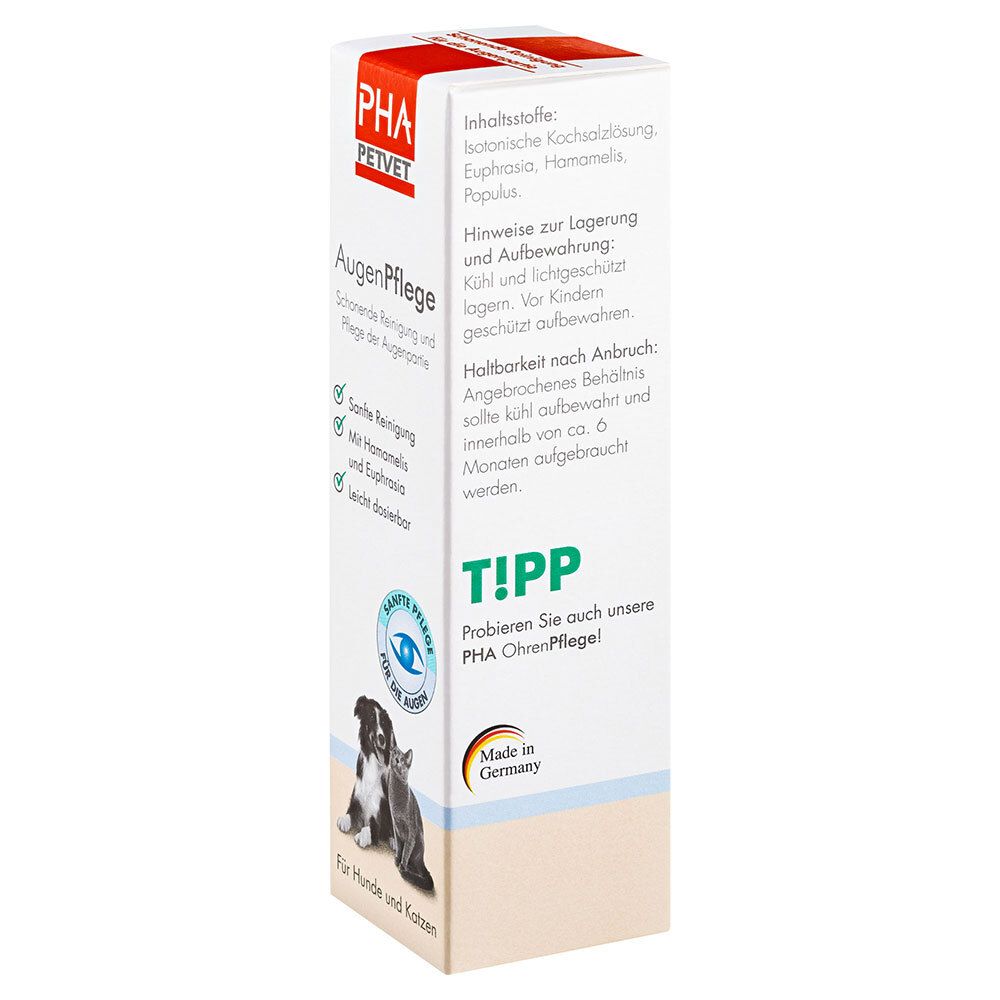 PHA AugenPflege Tropfen f.Hunde/Katzen 20 ml