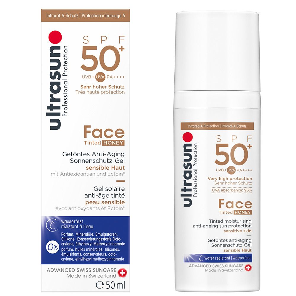 ultrasun Face Fluid Tinted Honey SPF50+