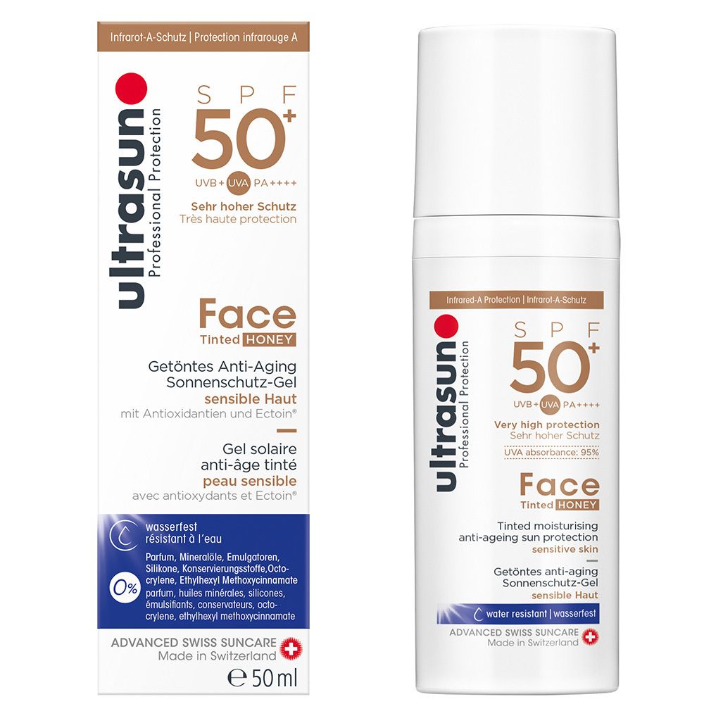 ultrasun Face Fluid Tinted Honey SPF50+ 40 ml - SHOP APOTHEKE