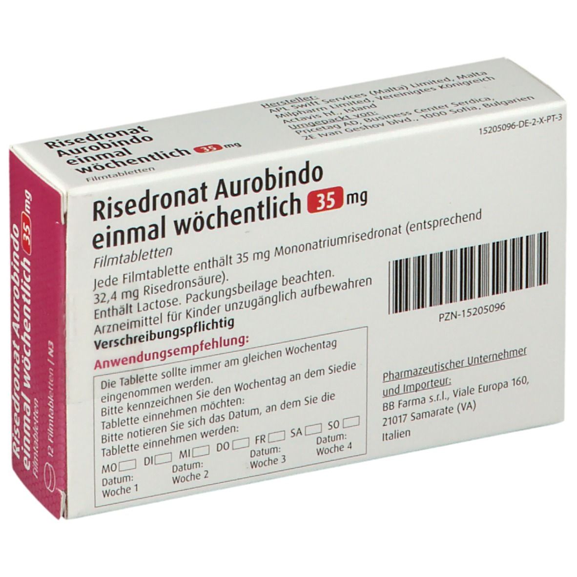 Risedronat Aurobindo 35 mg