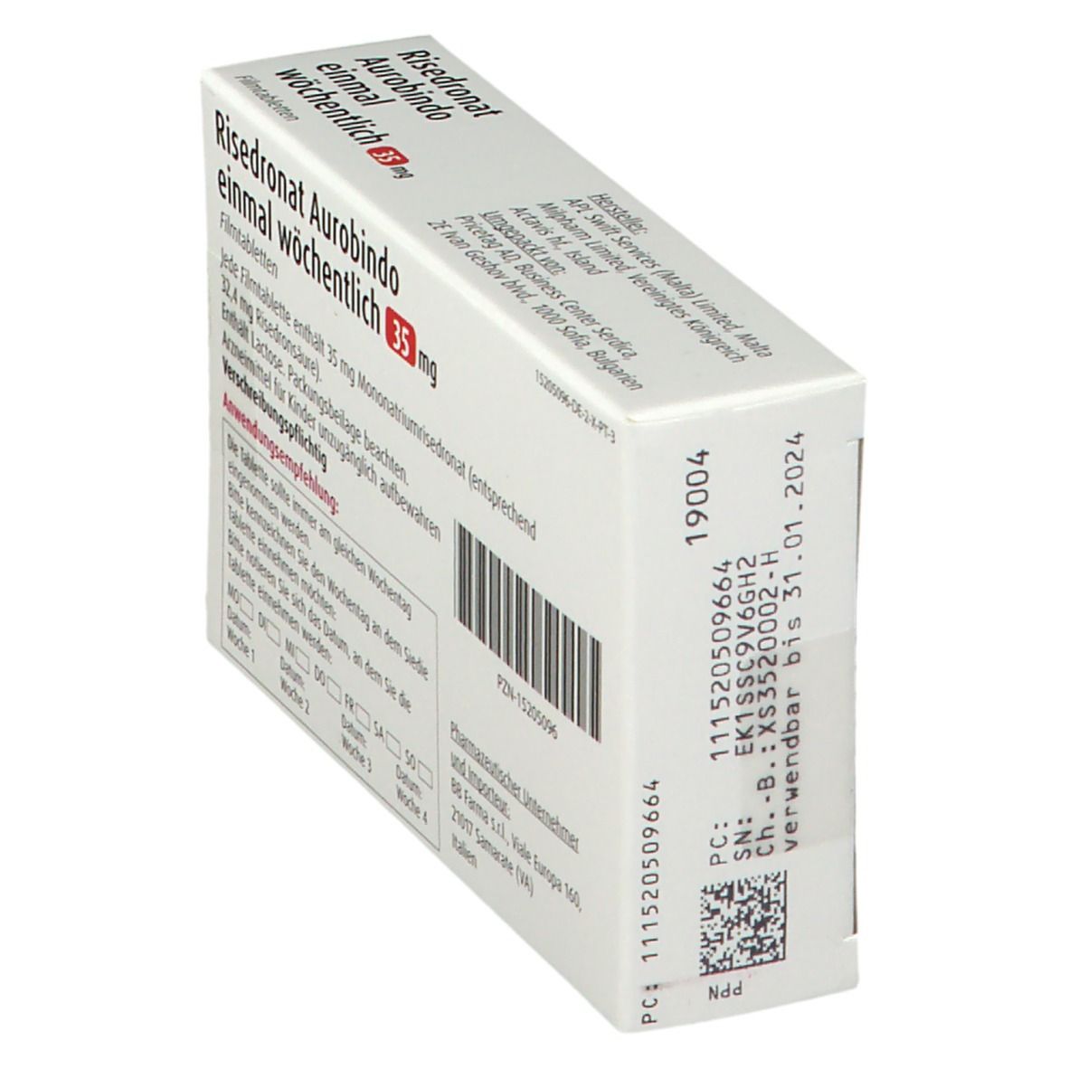 Risedronat Aurobindo 35 mg