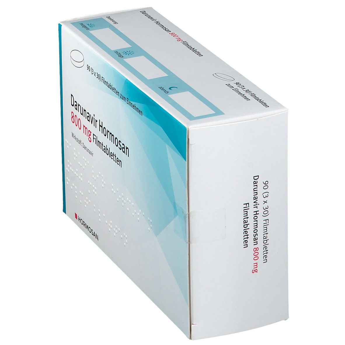 Darunavir Hormosan 600 mg Filmtabletten 180 St