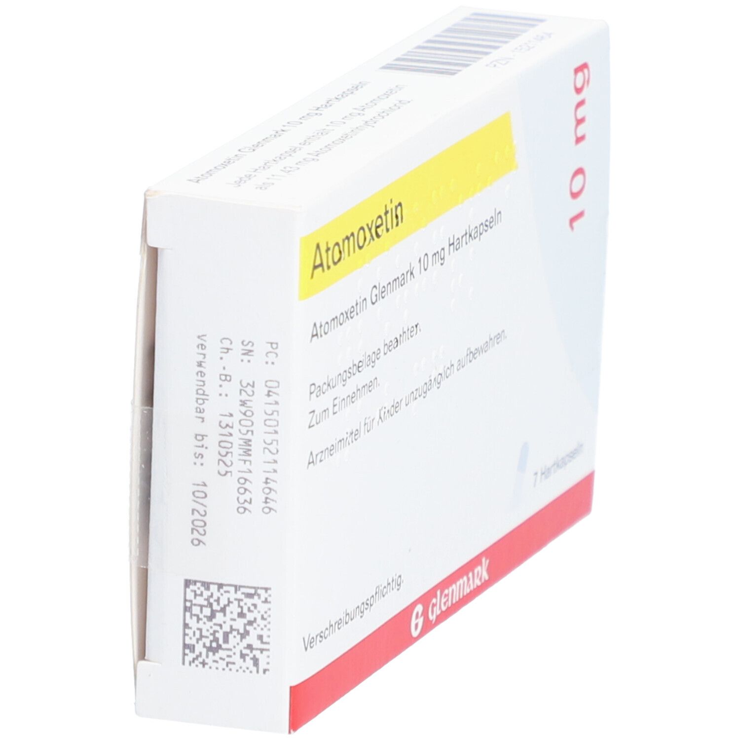 Atomoxetin Glenmark 10 mg 7 St mit dem ERezept kaufen Shop Apotheke