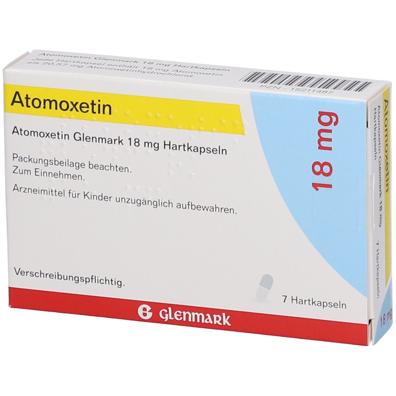 Atomoxetin Glenmark 18 mg 7 St mit dem ERezept kaufen Shop Apotheke