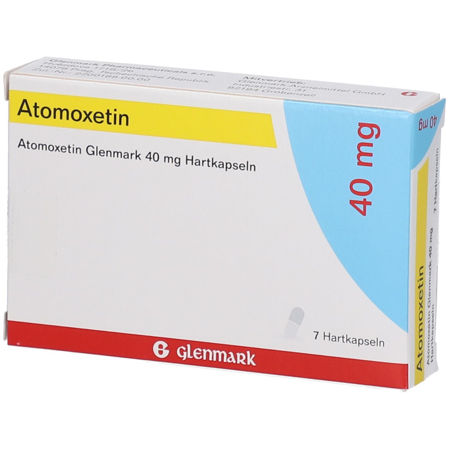 Atomoxetin Glenmark 40 mg 7 St mit dem ERezept kaufen Shop Apotheke