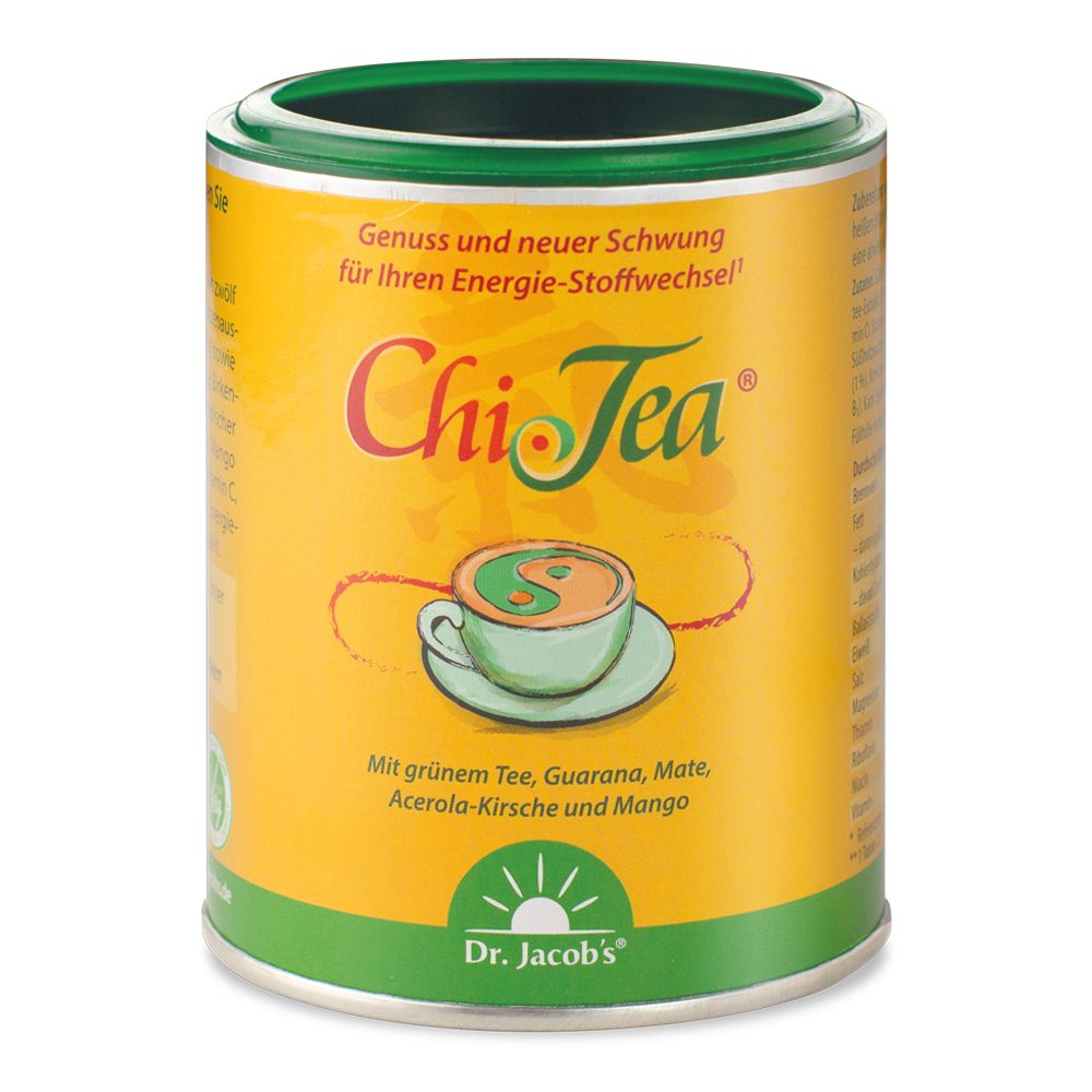 Dr.Jacob's Chi-Tea grüner Tee mit Akazienfaser Kaffee Mate Guarana Acerola Mango
