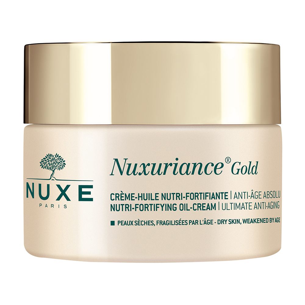 NUXE Nuxuriance® Gold - Nährende, kräftigende Anti-Aging Gesichtscreme gegen Falten bei reifer, sehr trockener Haut