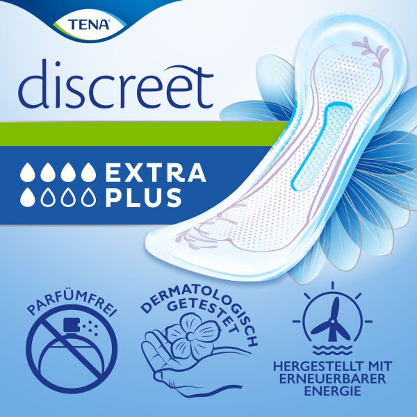 Tena Lady Discreet Inkontinenz Einlagen extra plus 16 St Binden