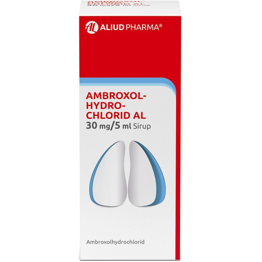 Ambroxolhydrochlorid AL 30 mg / 5 ml Sirup zur Erleichterung des Abhustens bei erkältungsbedingter Bronchitis (Schleimlöser)