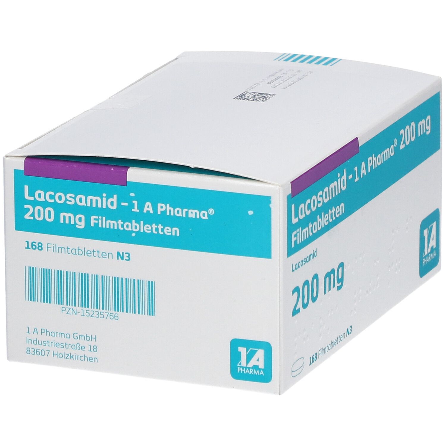 Lacosamid-1A Pharma 200 mg Filmtabletten 56 St