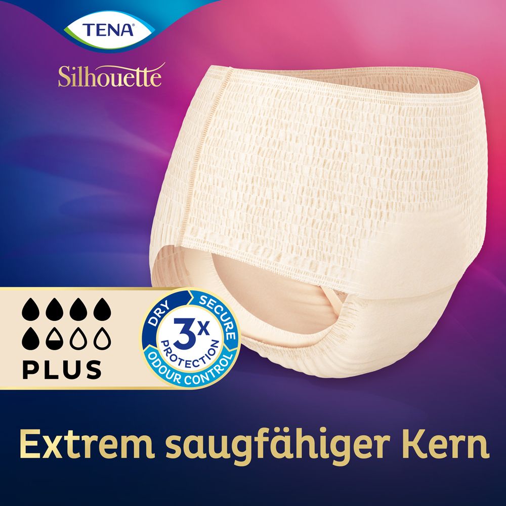 TENA Silhouette Plus Creme M Inkontinenz Pants