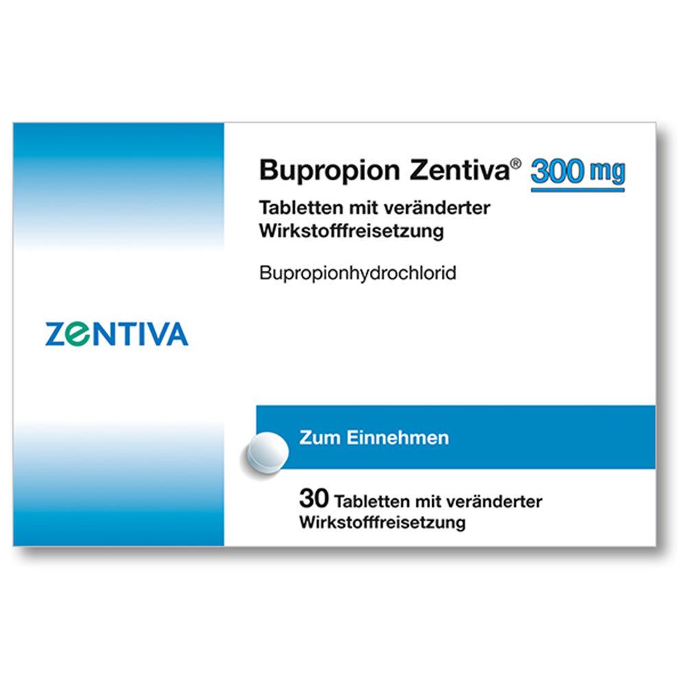 Bupropion Zentiva® 300 Mg 30 St Mit Dem E Rezept Kaufen Shop Apotheke