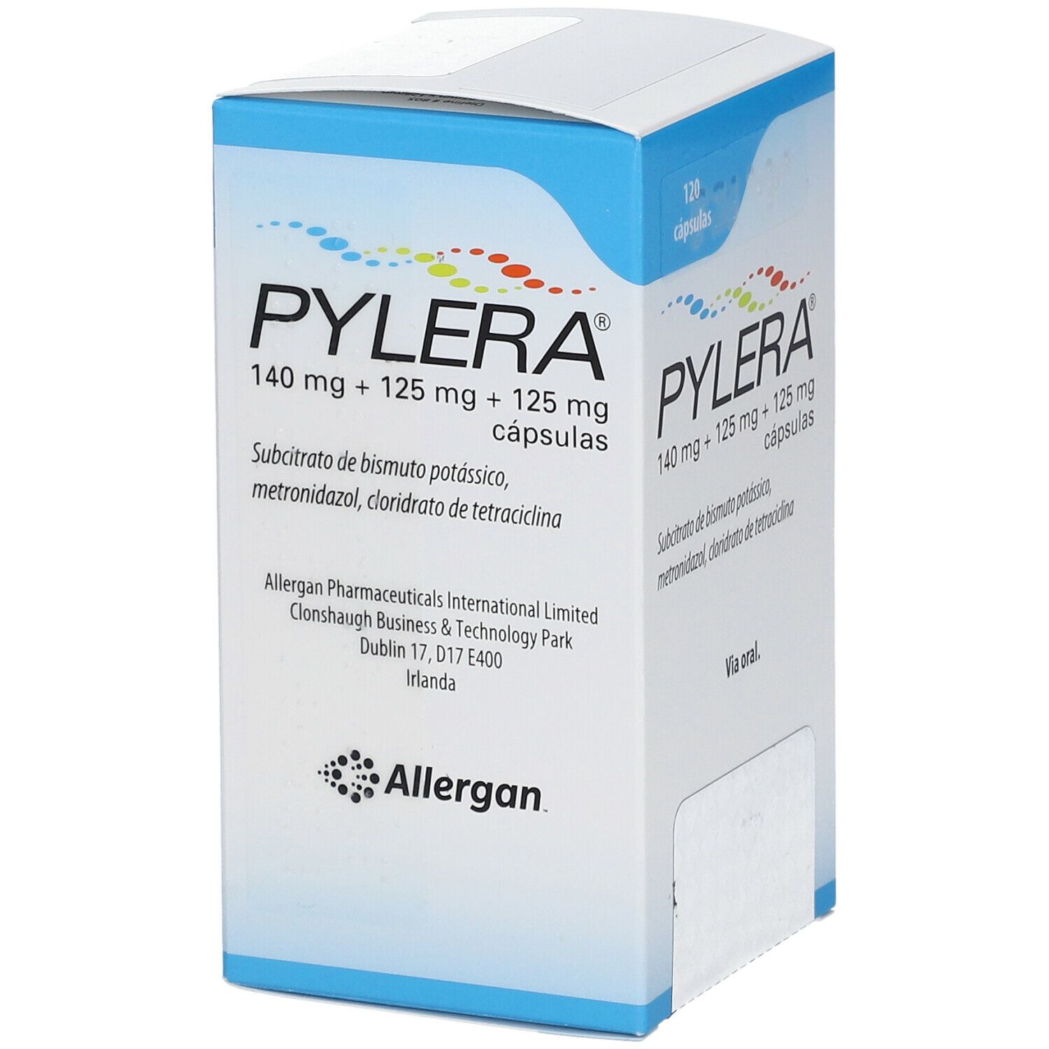 Pylera 140 mg/125 mg Hartkapseln 120 St