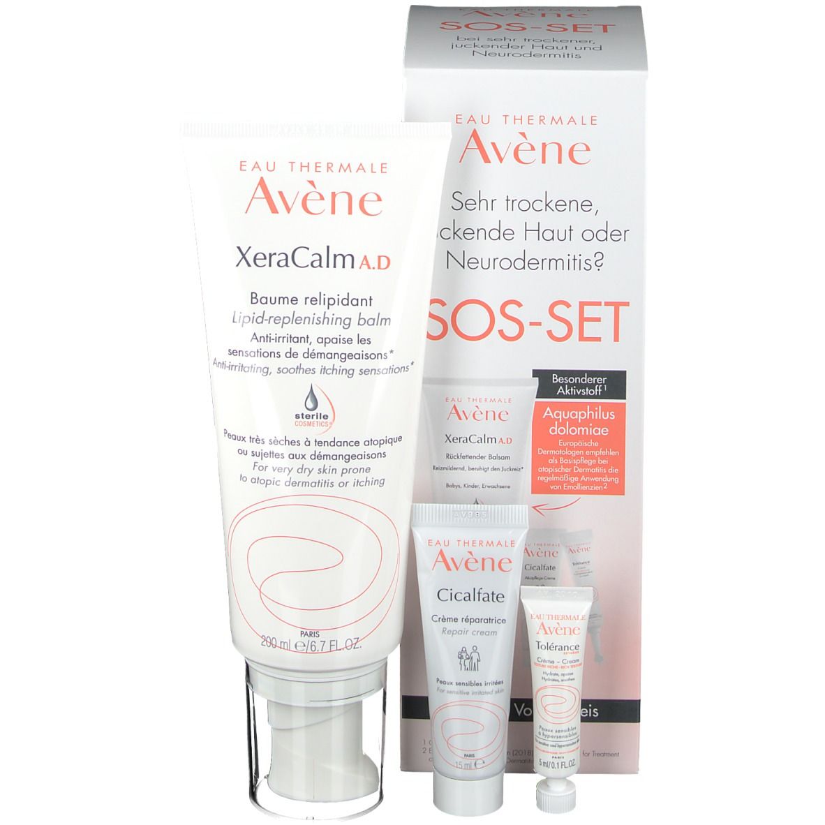 Avène SOS-Set reichhaltig