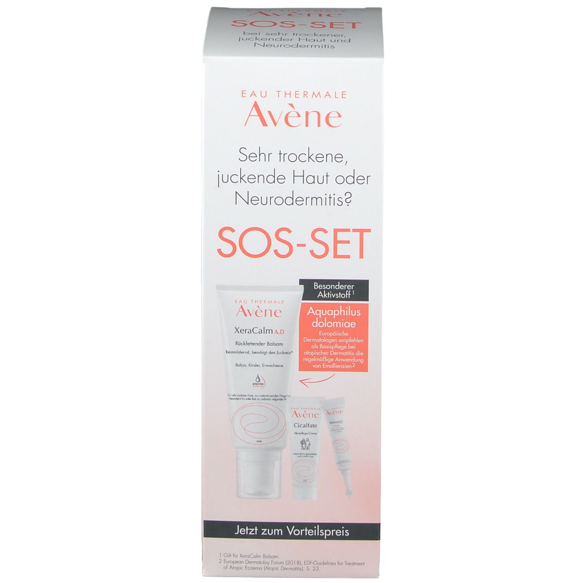 Avène SOS-Set reichhaltig