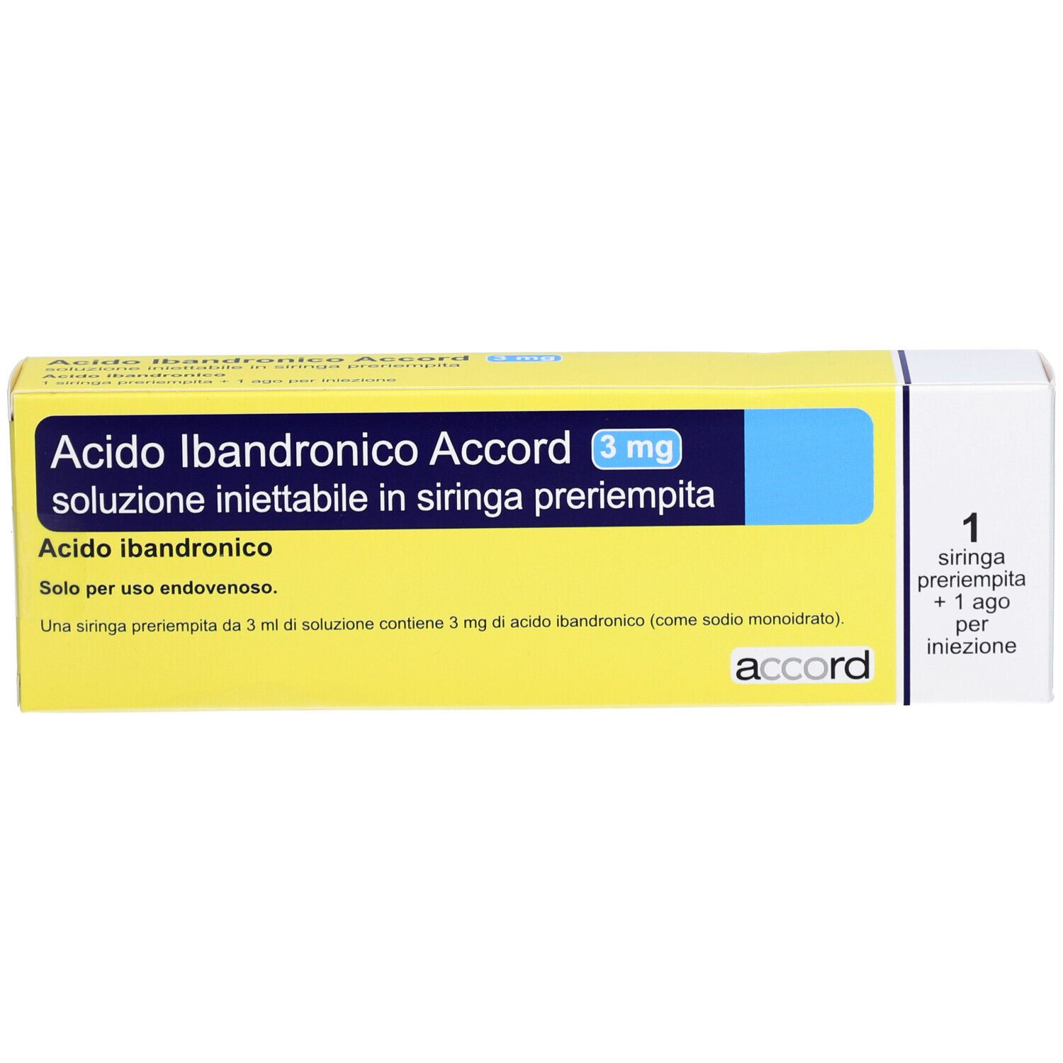 Ibandronic Acid Accord 3 mg/3 ml