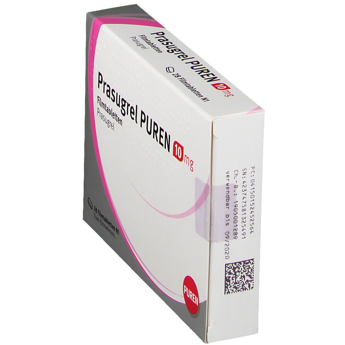 Prasugrel Puren 10 mg Filmtabletten 28 St