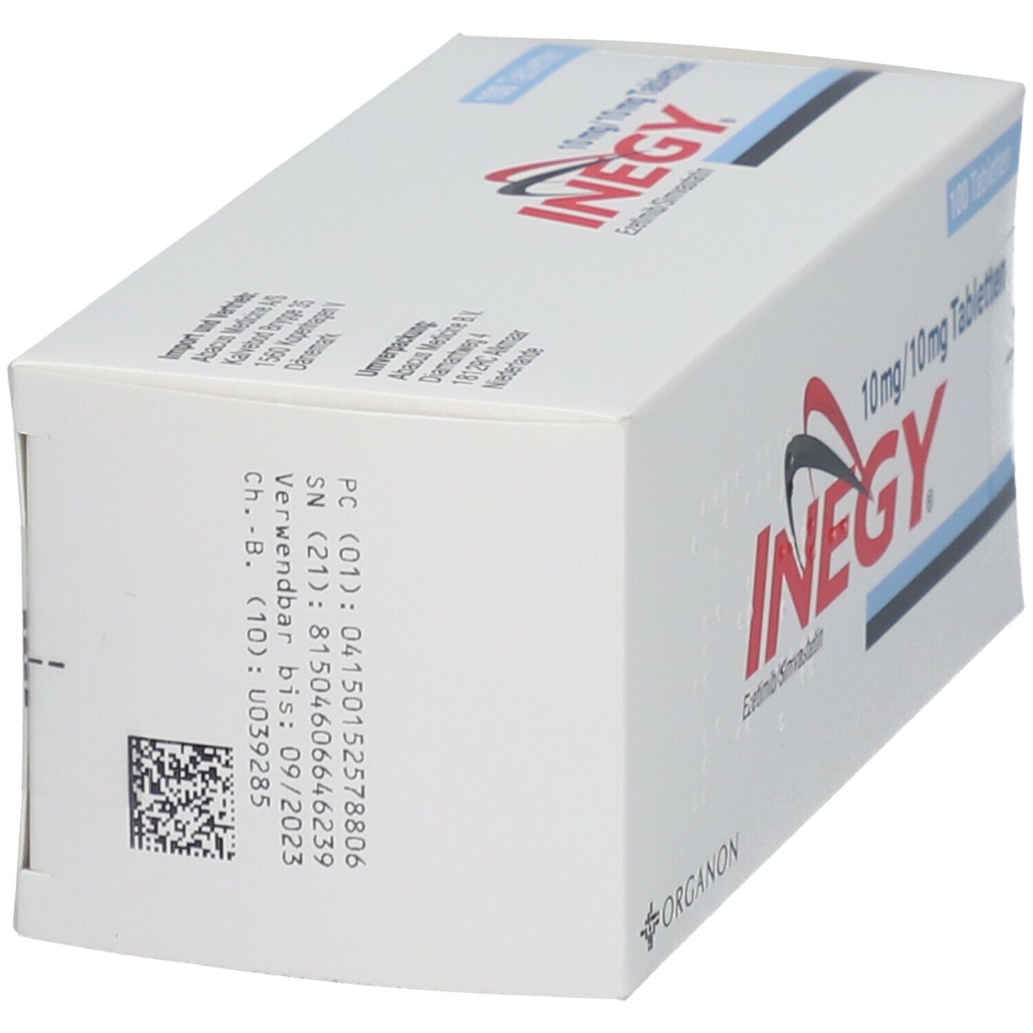 Inegy 10 mg/10 mg Tabletten 100 St