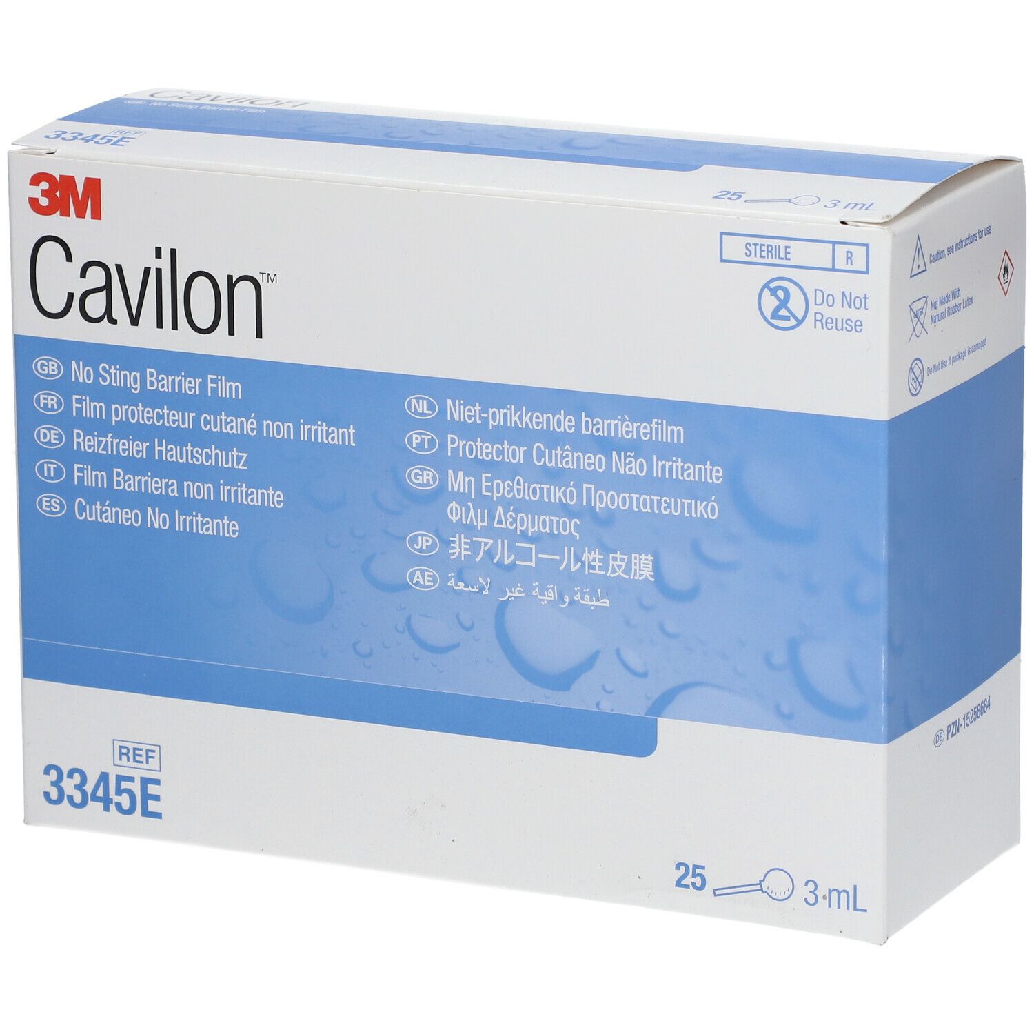 Cavilon reizfreier Hautschutz 3ml Applikator 3345E 25 St Lösung