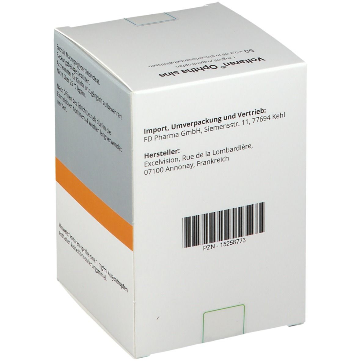 VOLTAREN optha 1 mg/ml