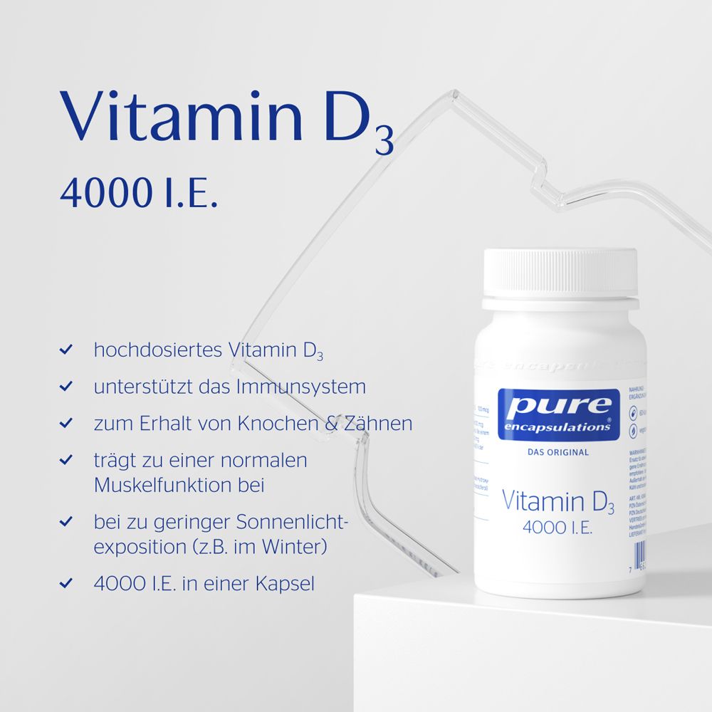 Pure Encapsulations Vitamin D3 4000 I.e. Kapseln 30 St