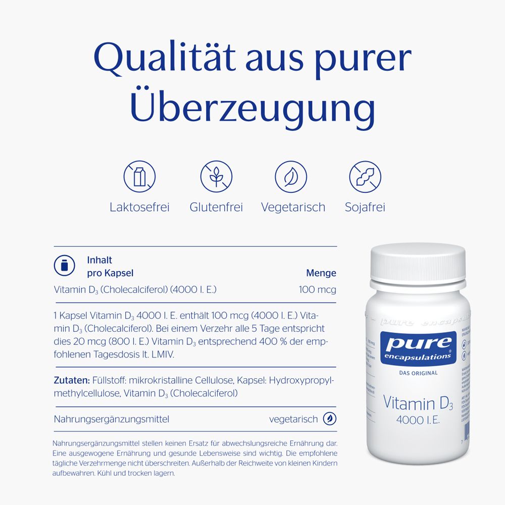 Pure Encapsulations® Vitamin D3 4000 I.E.