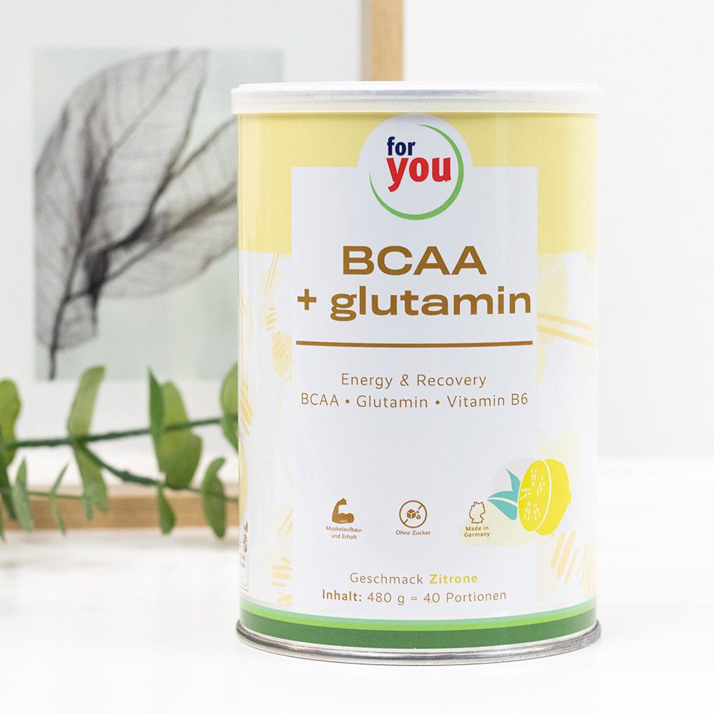 for you BCAA + Glutamin Energy & Recovery - Zitrone