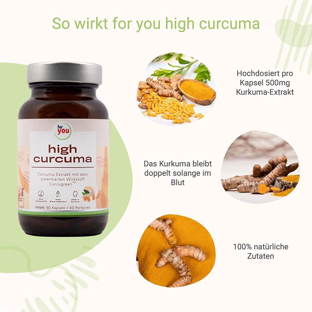 For you eHealth high curcuma Kapseln