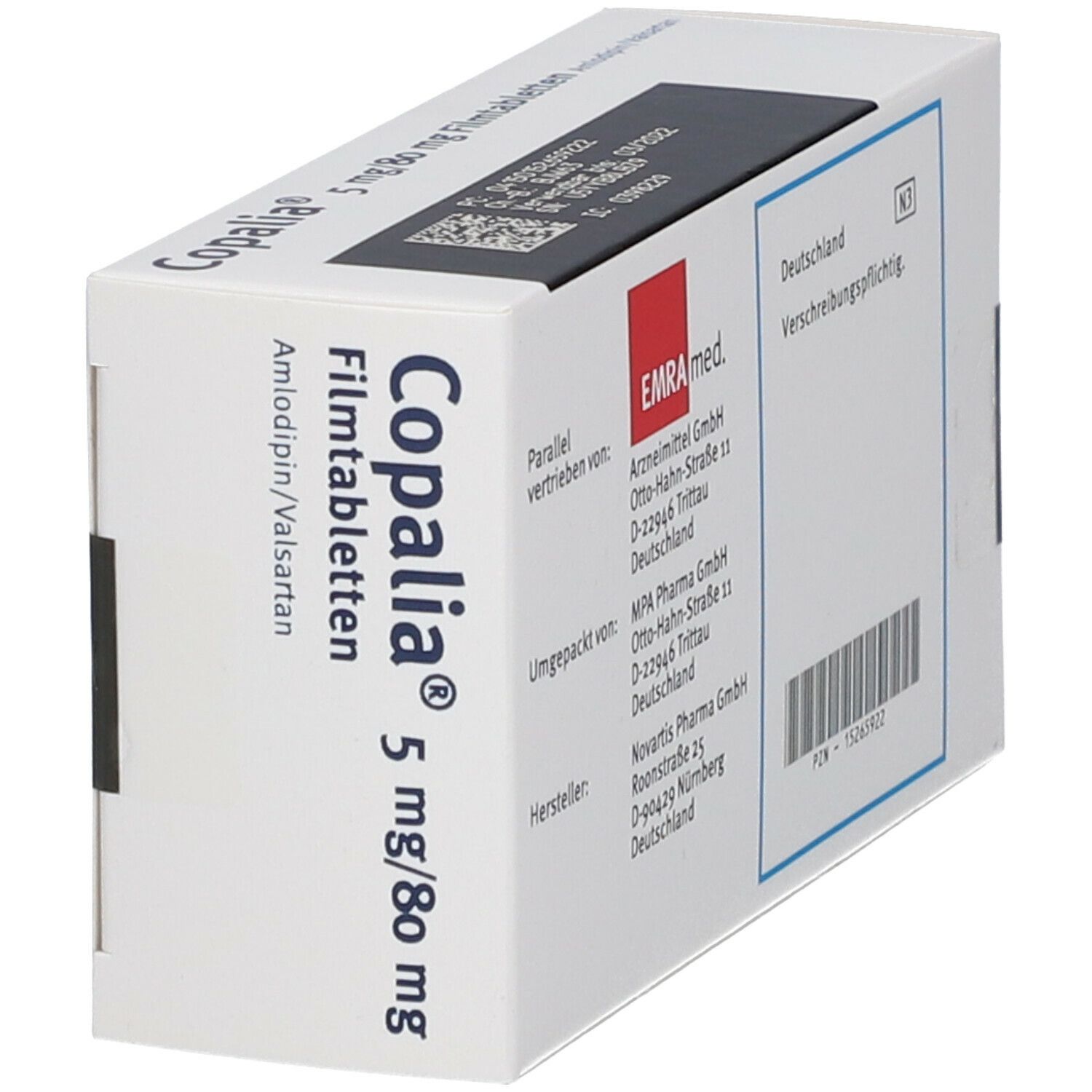 Copalia 5 mg/80 mg