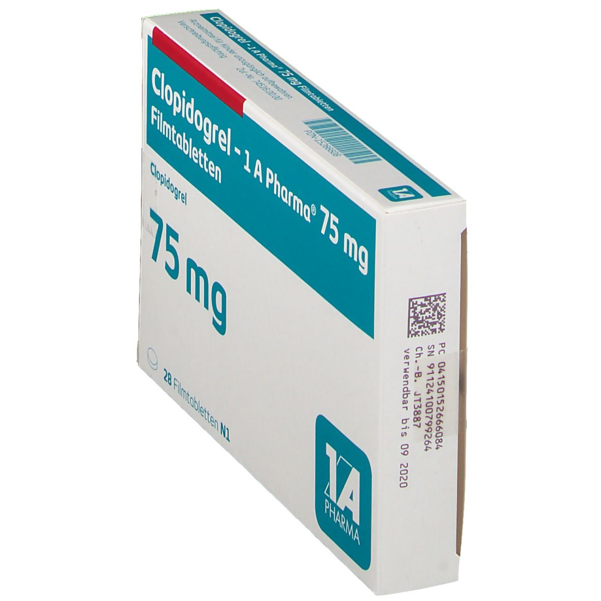 Clopidogrel-1A Pharma 75 mg Filmtabletten 28 St