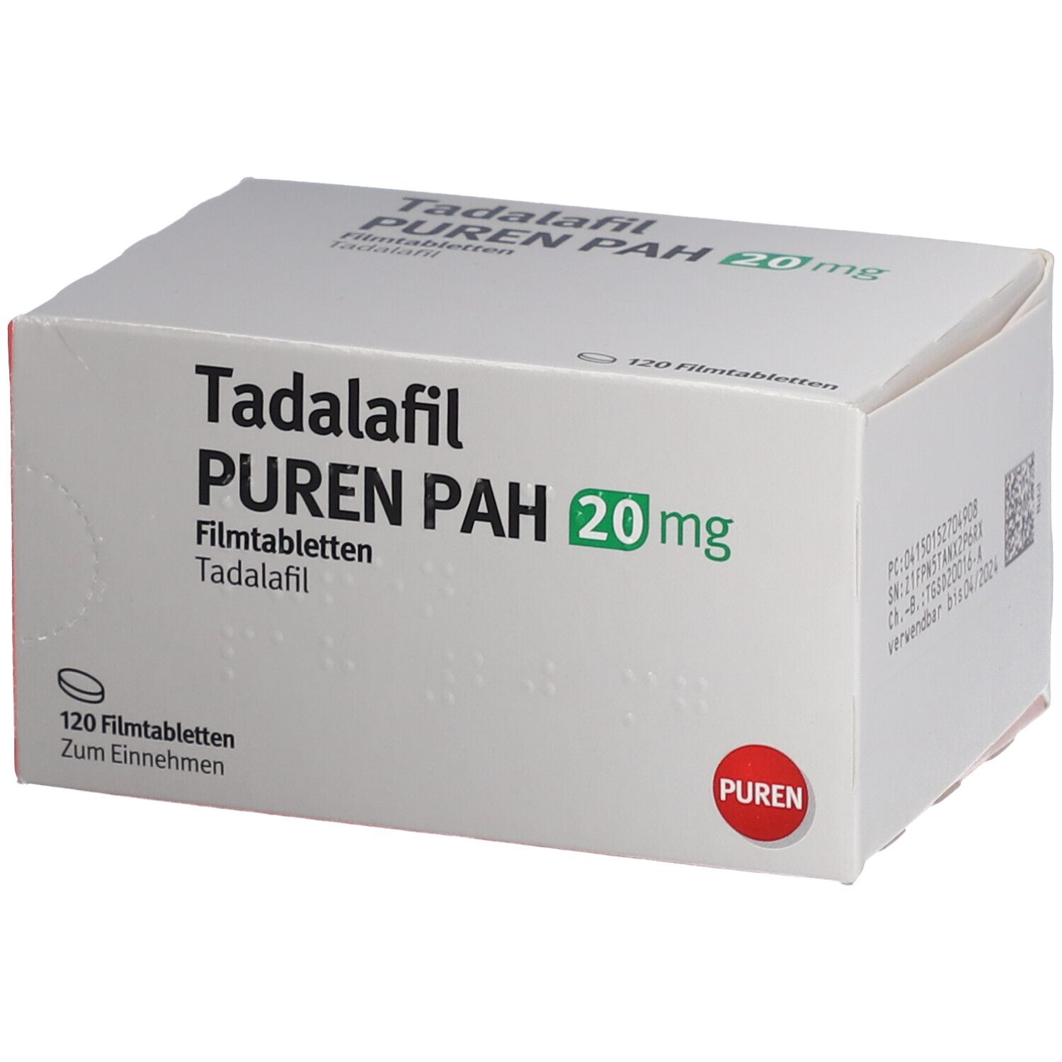 Tadalafil PUREN PAH 20 mg